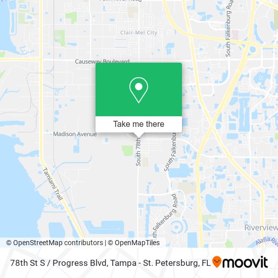 78th St S / Progress Blvd map