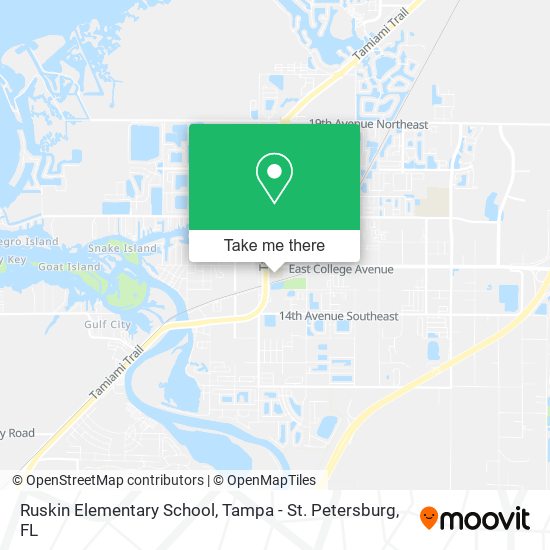 Ruskin Elementary School map