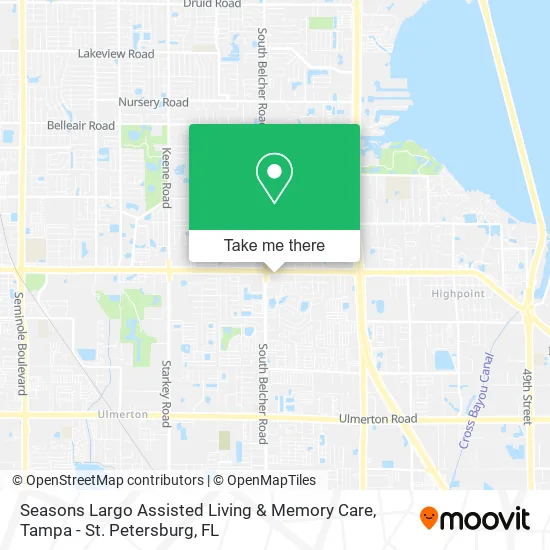 Seasons Largo Assisted Living & Memory Care map
