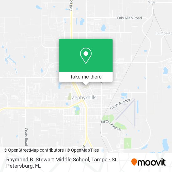 Mapa de Raymond B. Stewart Middle School