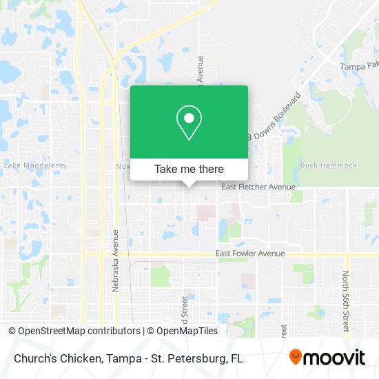 Church's Chicken map