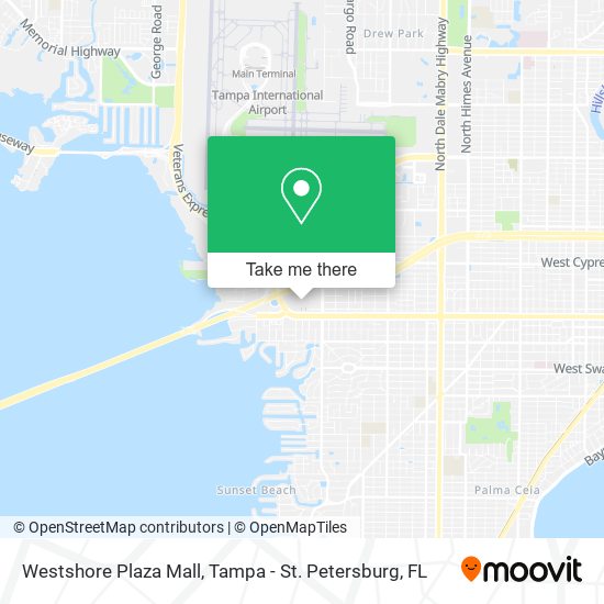 Westshore Plaza Mall map