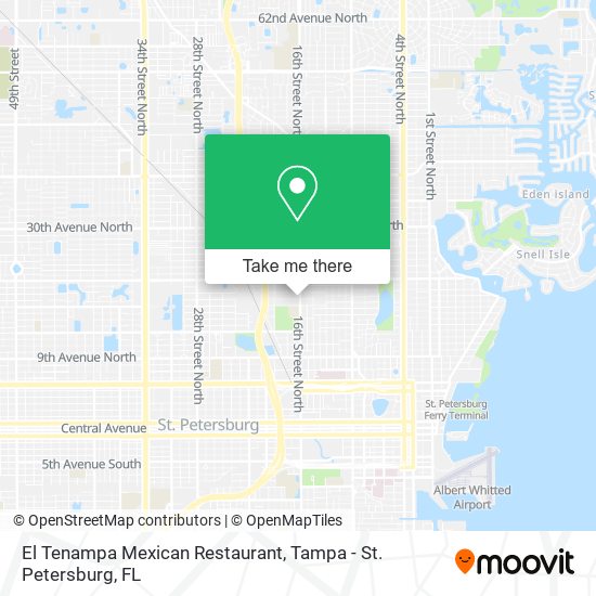 El Tenampa Mexican Restaurant map