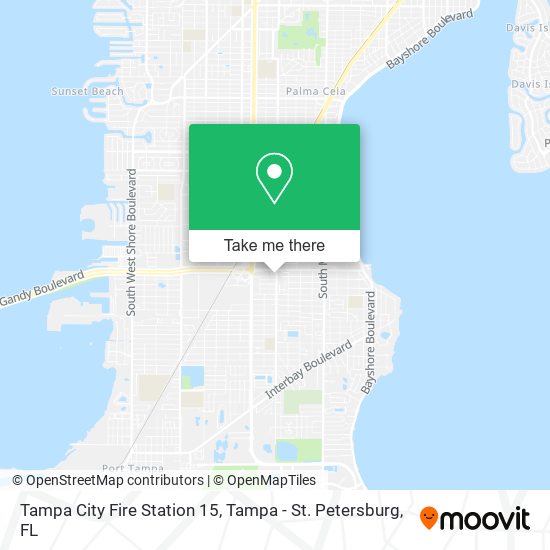 Mapa de Tampa City Fire Station 15