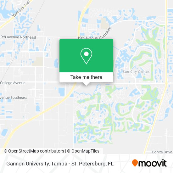 Gannon University map