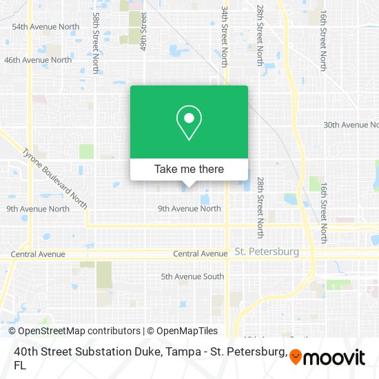 Mapa de 40th Street Substation Duke