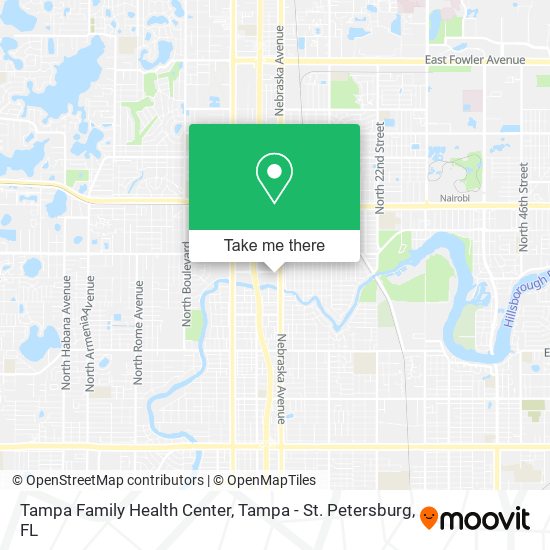 Mapa de Tampa Family Health Center
