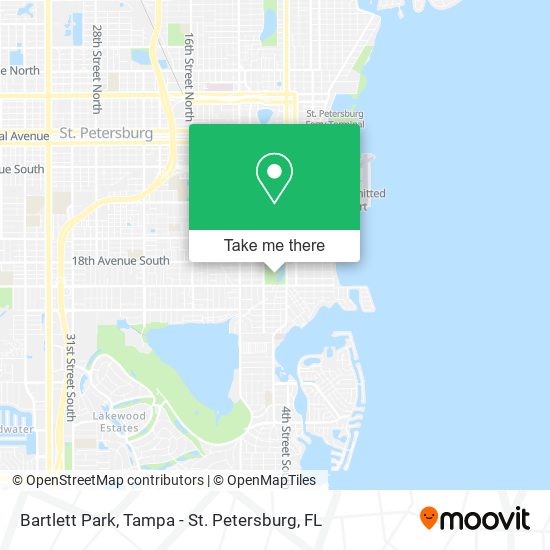 Bartlett Park map