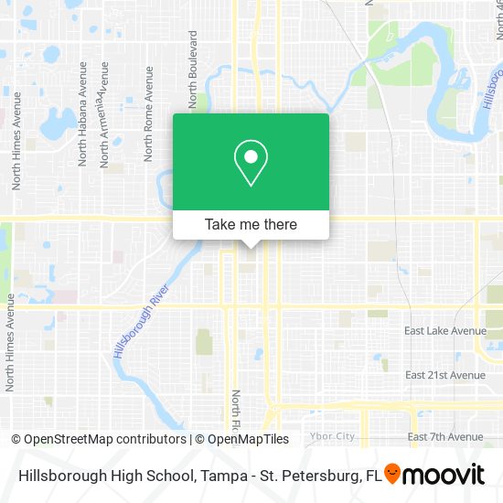 Hillsborough High School map