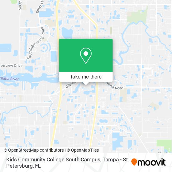 Kids Community College South Campus map