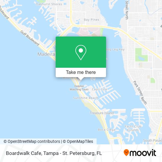 Mapa de Boardwalk Cafe