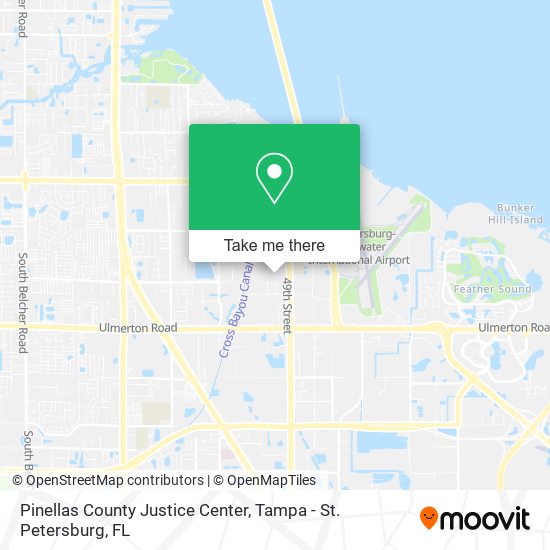 Mapa de Pinellas County Justice Center