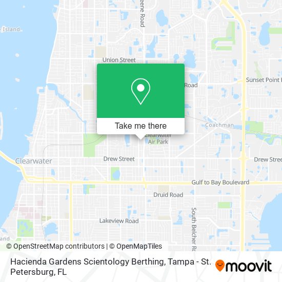 Mapa de Hacienda Gardens Scientology Berthing