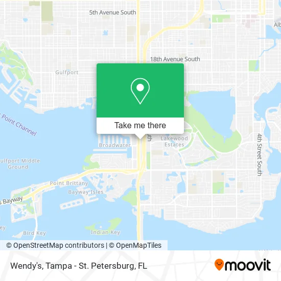 Wendy's map