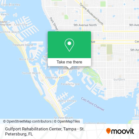 Mapa de Gulfport Rehabilitation Center