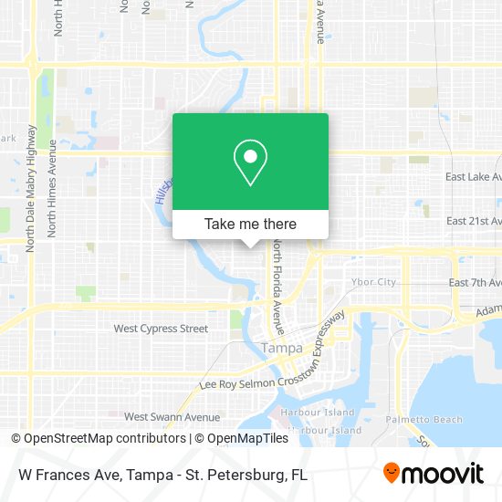Mapa de W Frances Ave