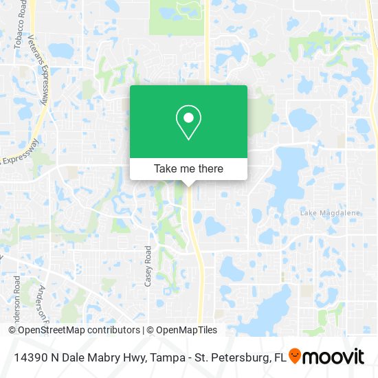 14390 N Dale Mabry Hwy map