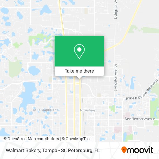 Walmart Bakery map