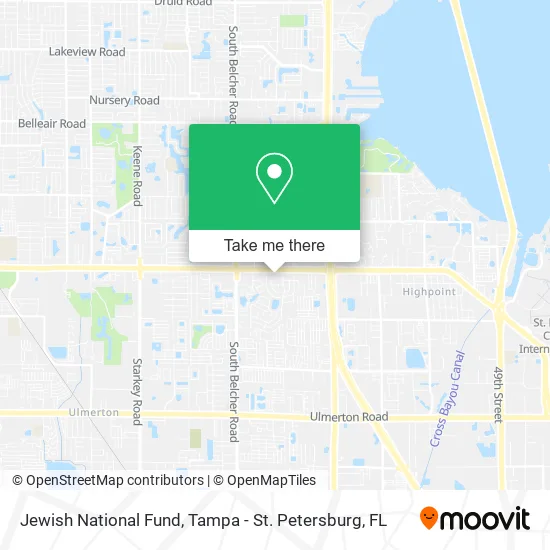 Jewish National Fund map