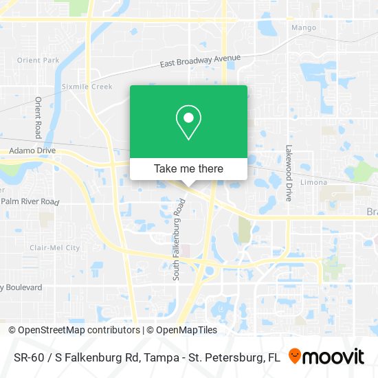 Mapa de SR-60 / S Falkenburg Rd
