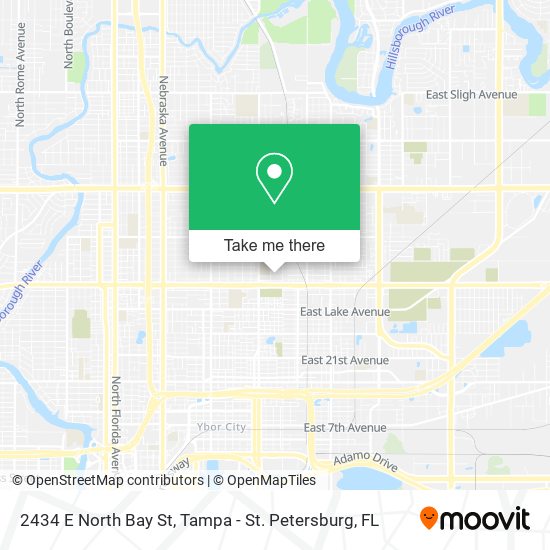 Mapa de 2434 E North Bay St