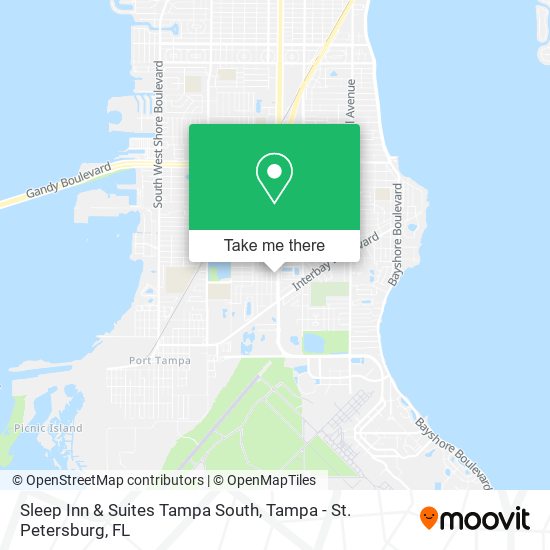 Sleep Inn & Suites Tampa South map