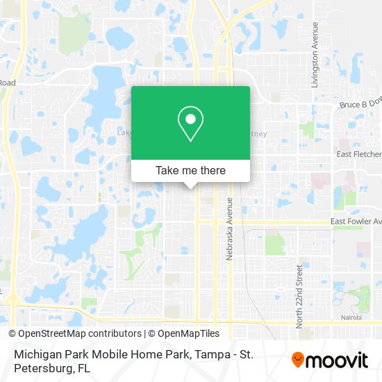 Michigan Park Mobile Home Park map