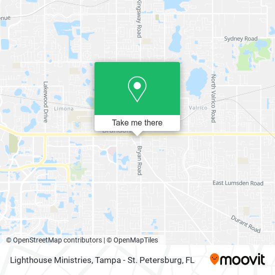 Lighthouse Ministries map
