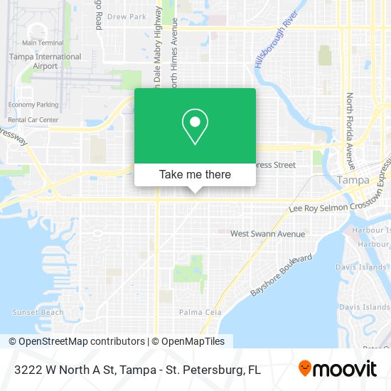 3222 W North A St map