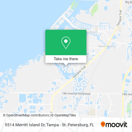 5514 Merritt Island Dr map