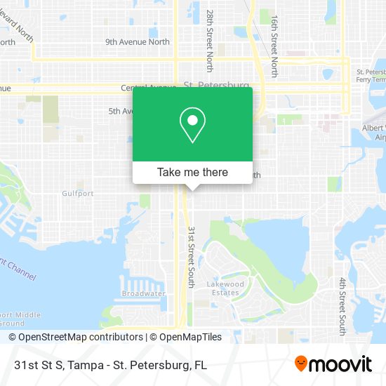 31st St S map