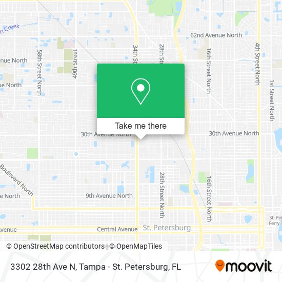 3302 28th Ave N map
