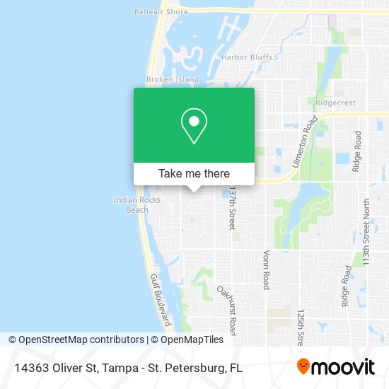 14363 Oliver St map