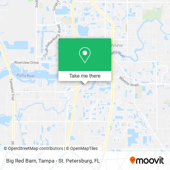 Mapa de Big Red Barn