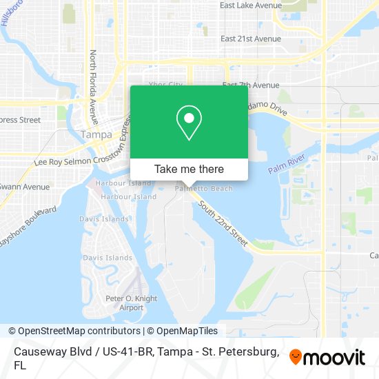 Mapa de Causeway Blvd / US-41-BR