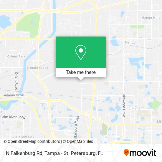 N Falkenburg Rd map