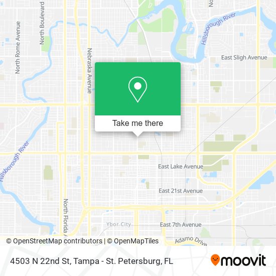 4503 N 22nd St map