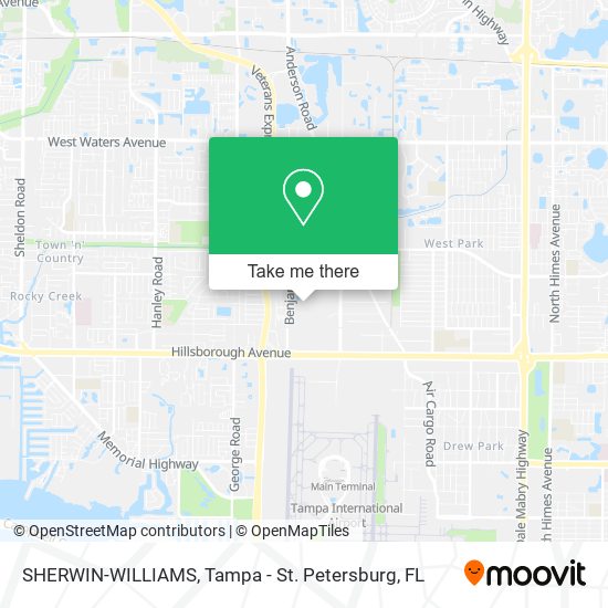 Mapa de SHERWIN-WILLIAMS