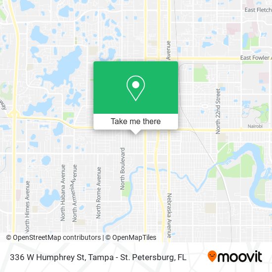 Mapa de 336 W Humphrey St