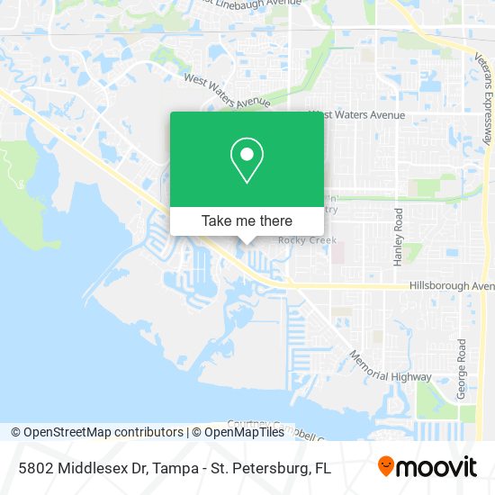 5802 Middlesex Dr map
