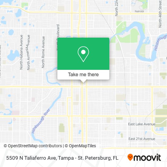 5509 N Taliaferro Ave map