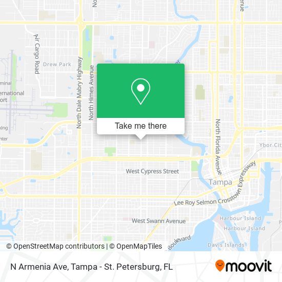 N Armenia Ave map