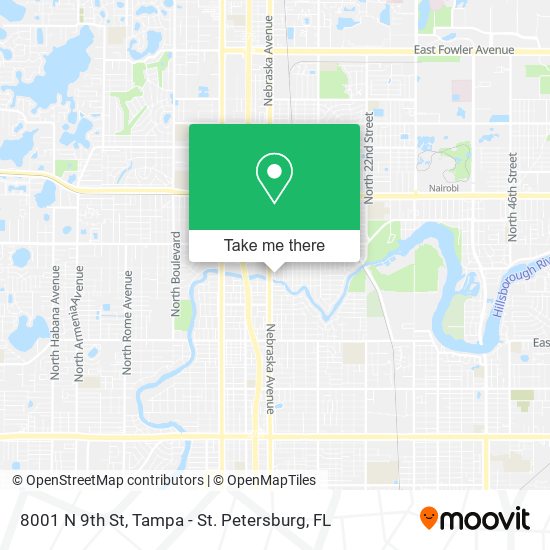 8001 N 9th St map