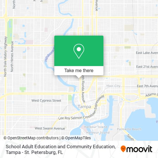 School Adult Education and Community Education map