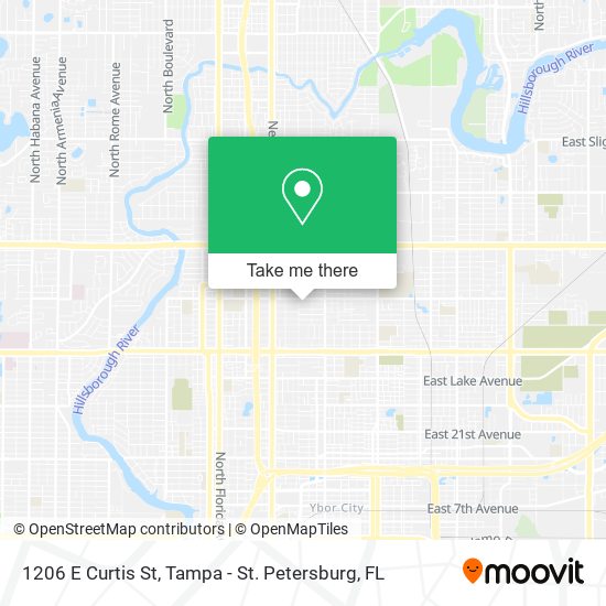 1206 E Curtis St map