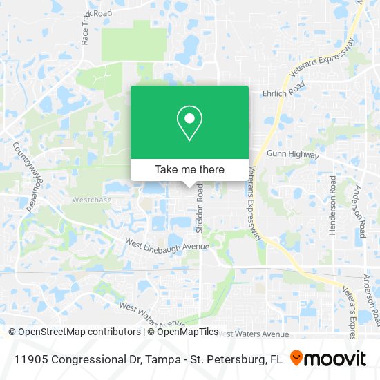 Mapa de 11905 Congressional Dr