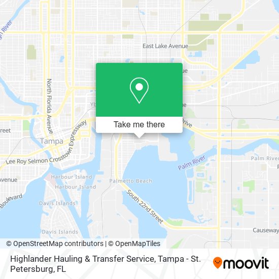 Highlander Hauling & Transfer Service map