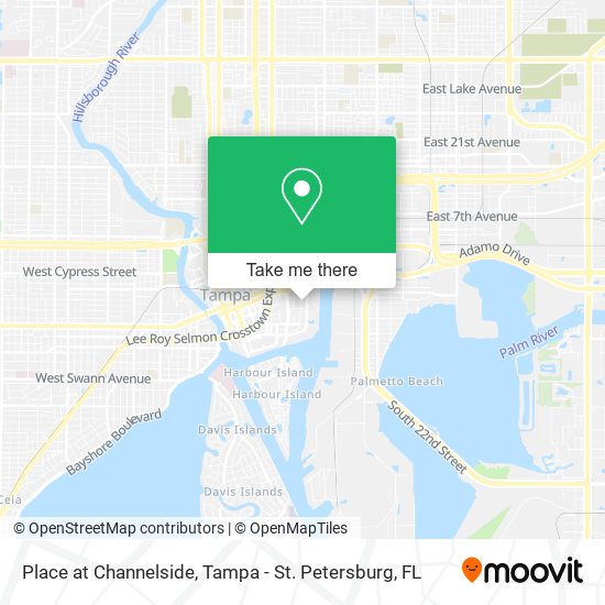 Mapa de Place at Channelside