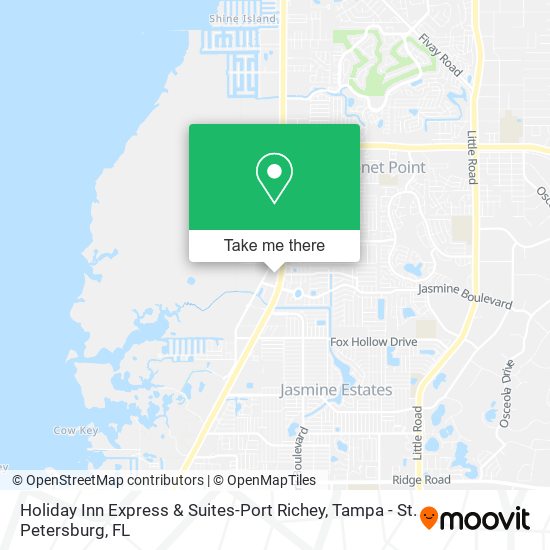 Mapa de Holiday Inn Express & Suites-Port Richey