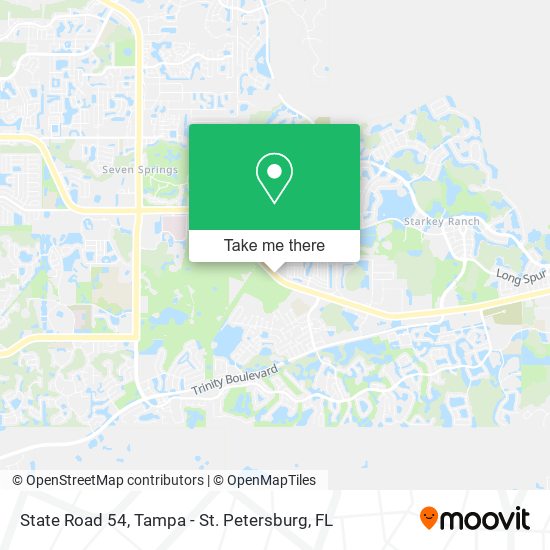 State Road 54 map